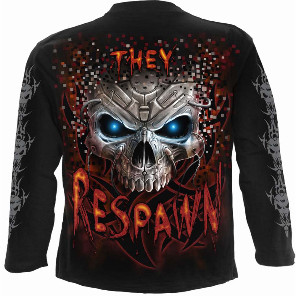 Spiral - RESPAWN Longsleeve shirt - Black